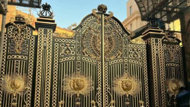 درب حیاط در فیروزکوه