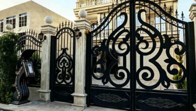 درب حیاط در کاشان
