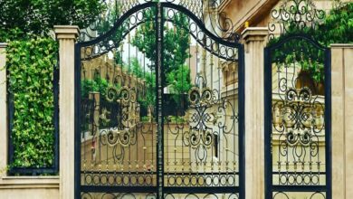 درب حیاط در مشهد