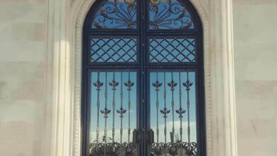 درب حیاط در بابل