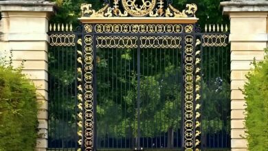درب حیاط در لواسان