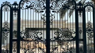 درب حیاط در بندر بوشهر