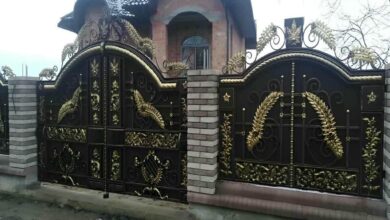 درب حیاط در نوشهر