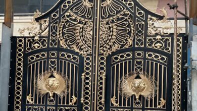 درب حیاط در گنبدکاووس