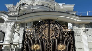 درب حیاط در پردیس