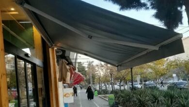 سایبان برقی در طالقان