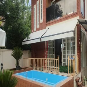 سایبان برقی در قشم