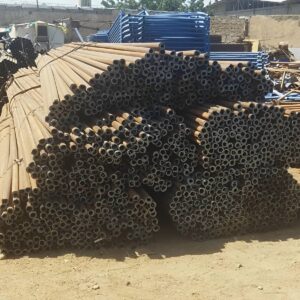 داربست هیئتی برای اسکان عزاداران و برپایی ایستگاه صلواتی