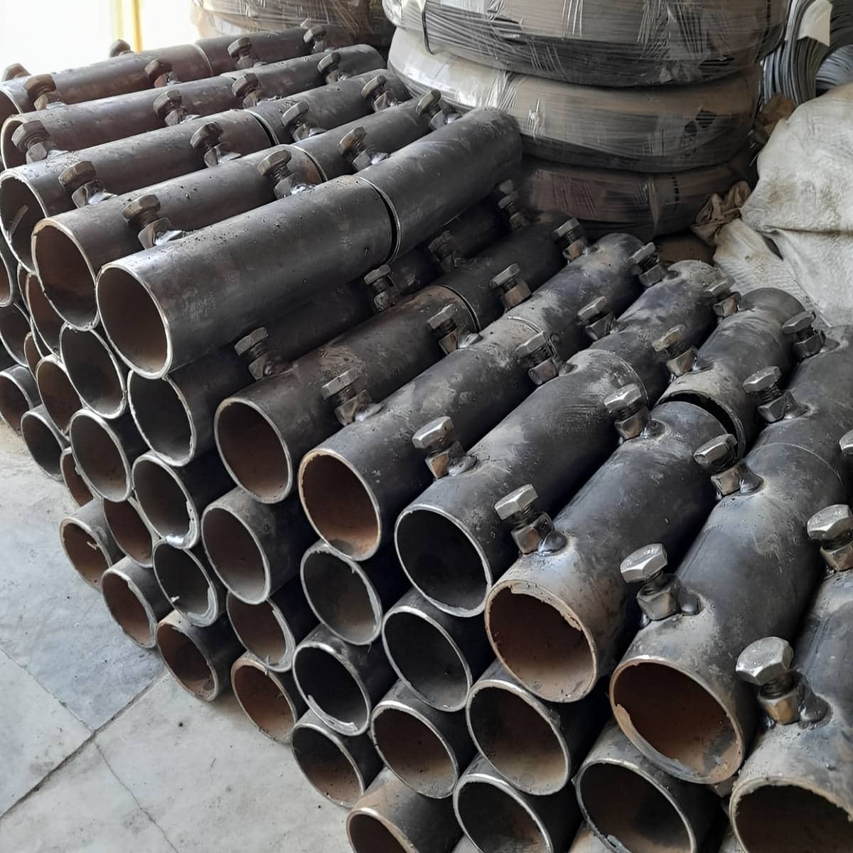 داربست حفاظتی و ایمنی برای حصار موقت پروژه داربست حفاظتی و ایمنی برای حصار موقت پروژه
