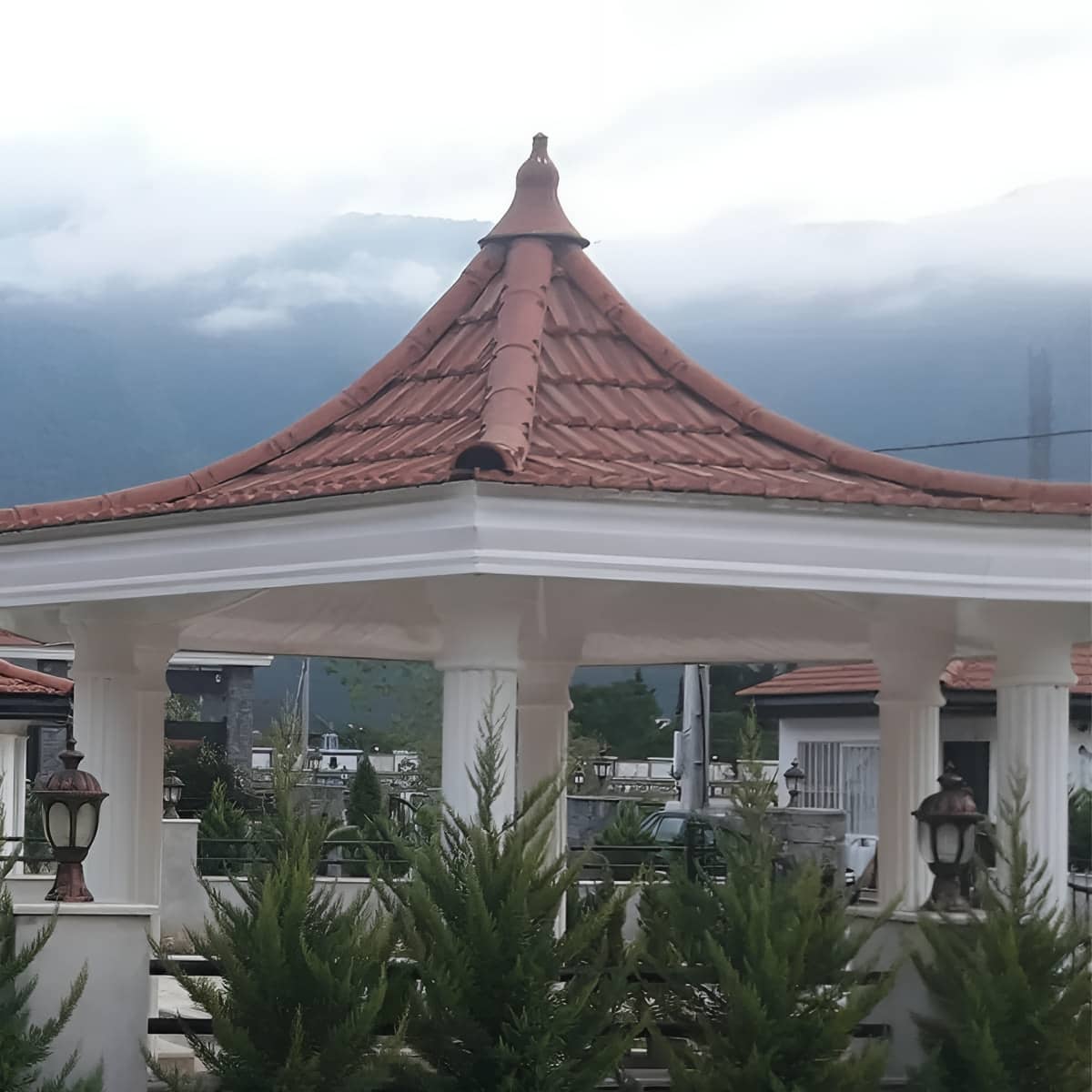 آردواز پارکینگ با رنگ هماهنگ نما آردواز پارکینگ با رنگ هماهنگ نما