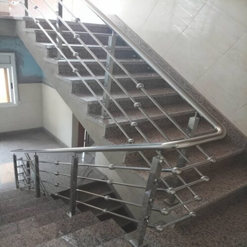 نرده استیل سفارشی پروژه‌ای
