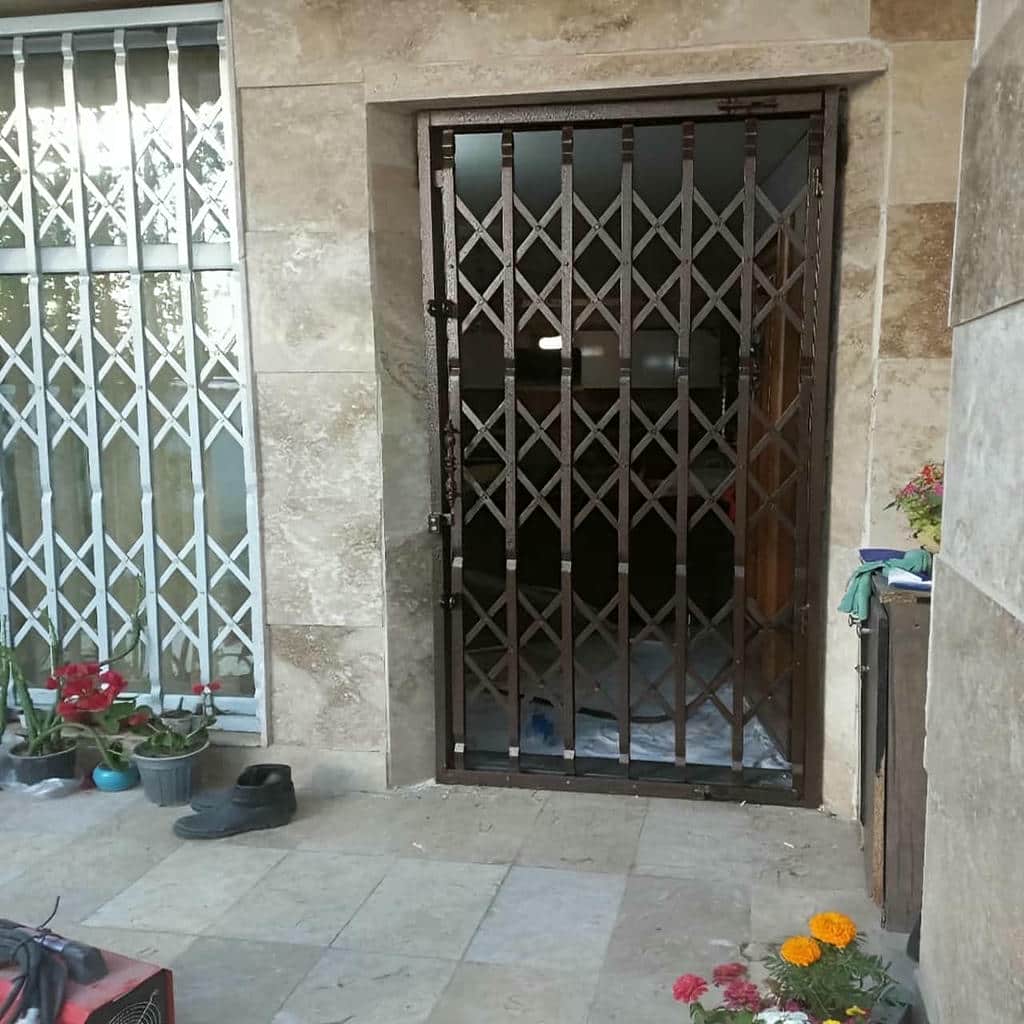 خرید حفاظ آکاردئونی دو جداره ورودی با مشاوره انتخاب نمونه