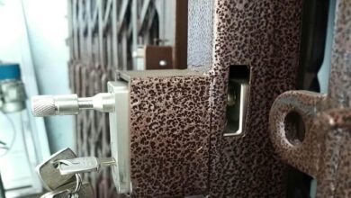 14 طرح درب ریلی آکاردئونی کم جا