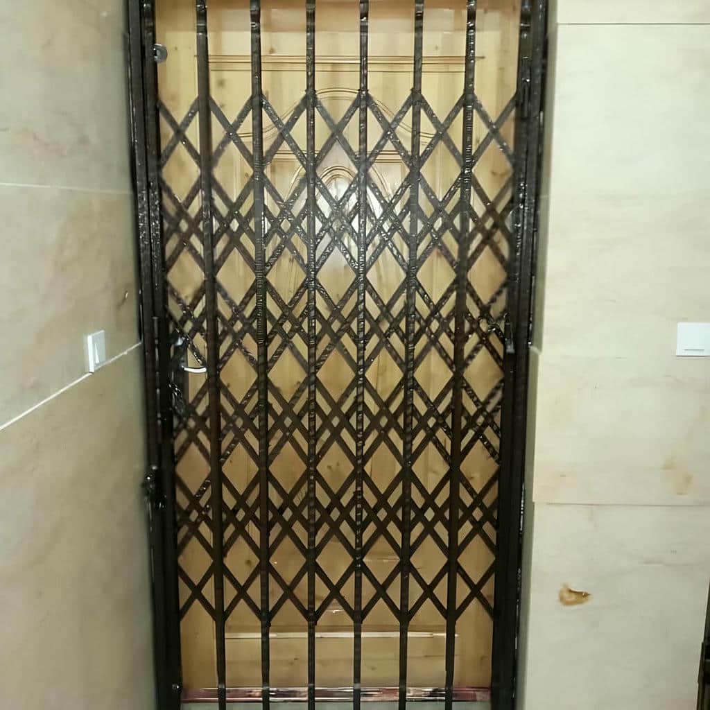حفاظ آکاردئونی دو جداره ورودی با ساختار مقاوم و ظاهر منظم