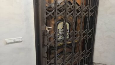 8 طرح حفاظ درب ضد سرقت فلزی