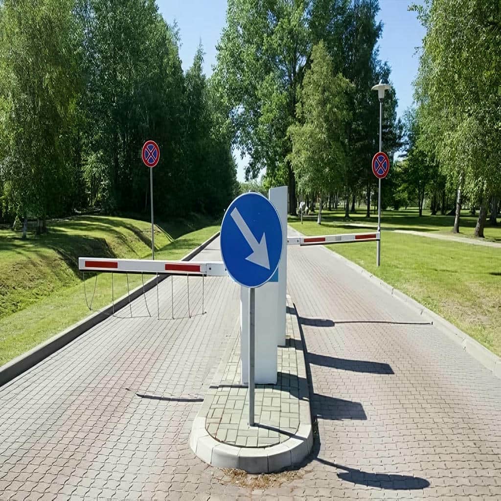 اجرای پلاک خوان پارکینگ ورودی برای کنترل ورودی