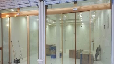 10 مدل درب اتوماتیک شیشه ای بانک کنترل ورود