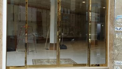 14 مدل درب اتوماتیک شیشه ای تلسکوپی عرض کم