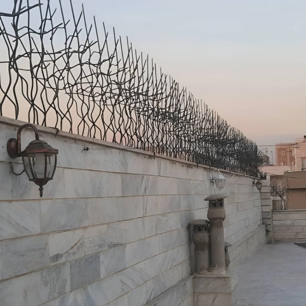 خدمات نصب حفاظ دیوار ضد سرقت میلگردی با پشتیبانی