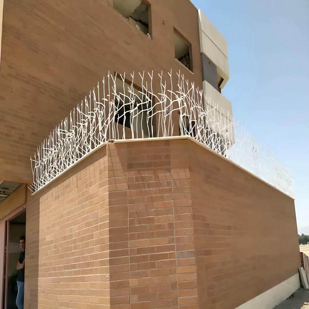 حفاظ شاخ گوزنی دیوار باغ ویلا برای سفارش مطمئن