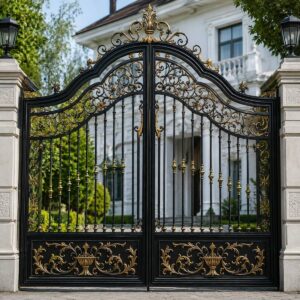 8 مدل درب پارکینگ ریلی ریل زمینی