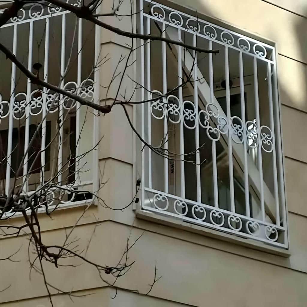 فروش نرده پنجره فلزی شاسی دار با مشاوره سفارش