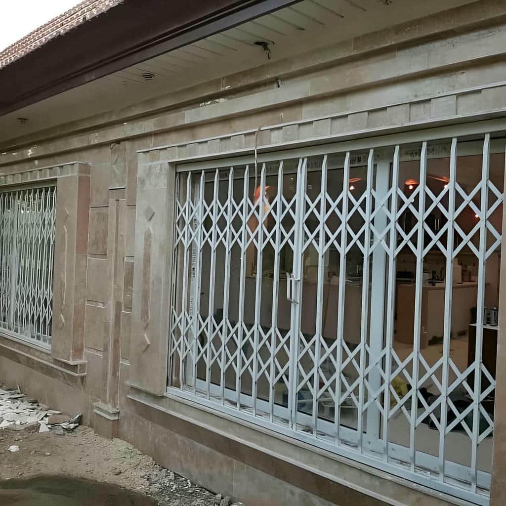 حفاظ پنجره ثابت پیچ و رولپلاک برای امنیت پنجره ساختمان