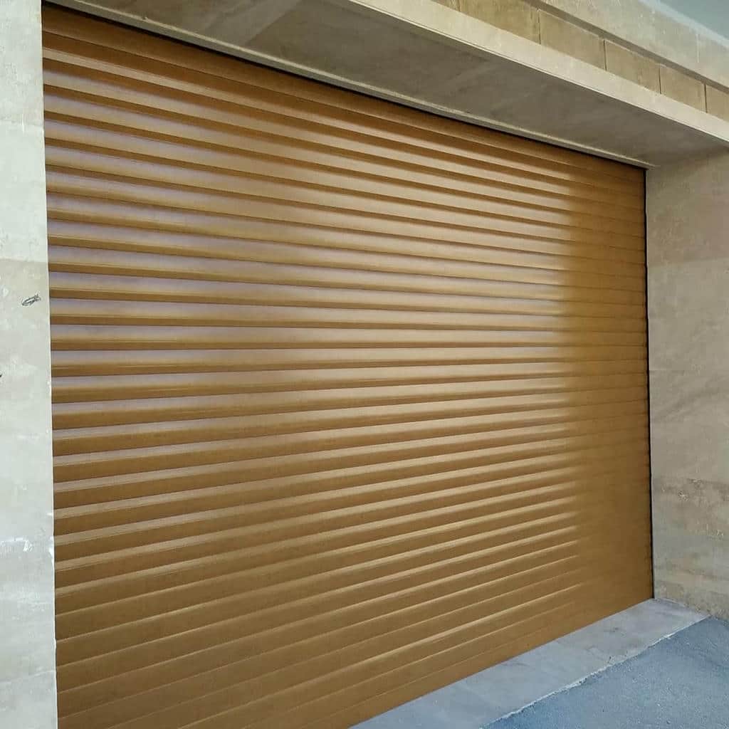 خدمات کرکره برقی مدرن نمای تجاری پس از نصب