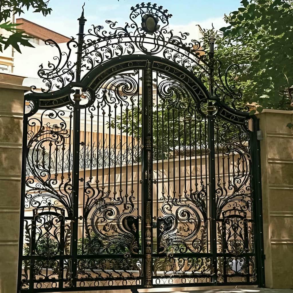 خدمات درب فلزی لاکچری نمای ویلا با پشتیبانی
