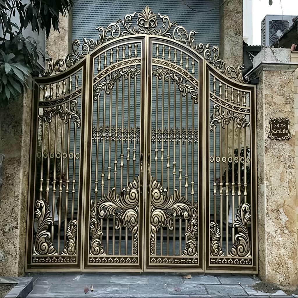 قیمت درب پارکینگ شاسی فلزی تقویت شده بر اساس نمونه و شرایط اجرا