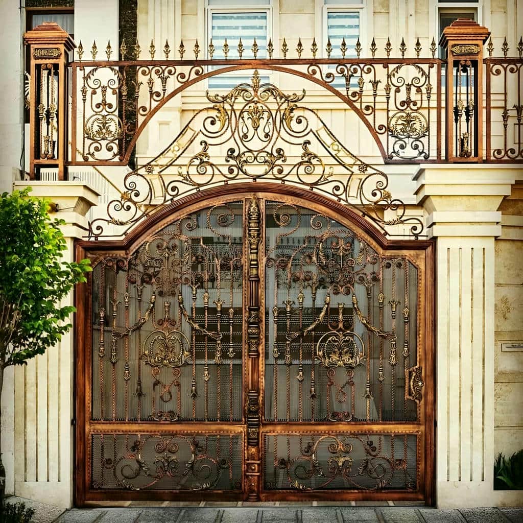 6 طرح درب ویلایی مینیمال خطی