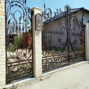 12 طرح درب ویلایی ترموود نما چوب