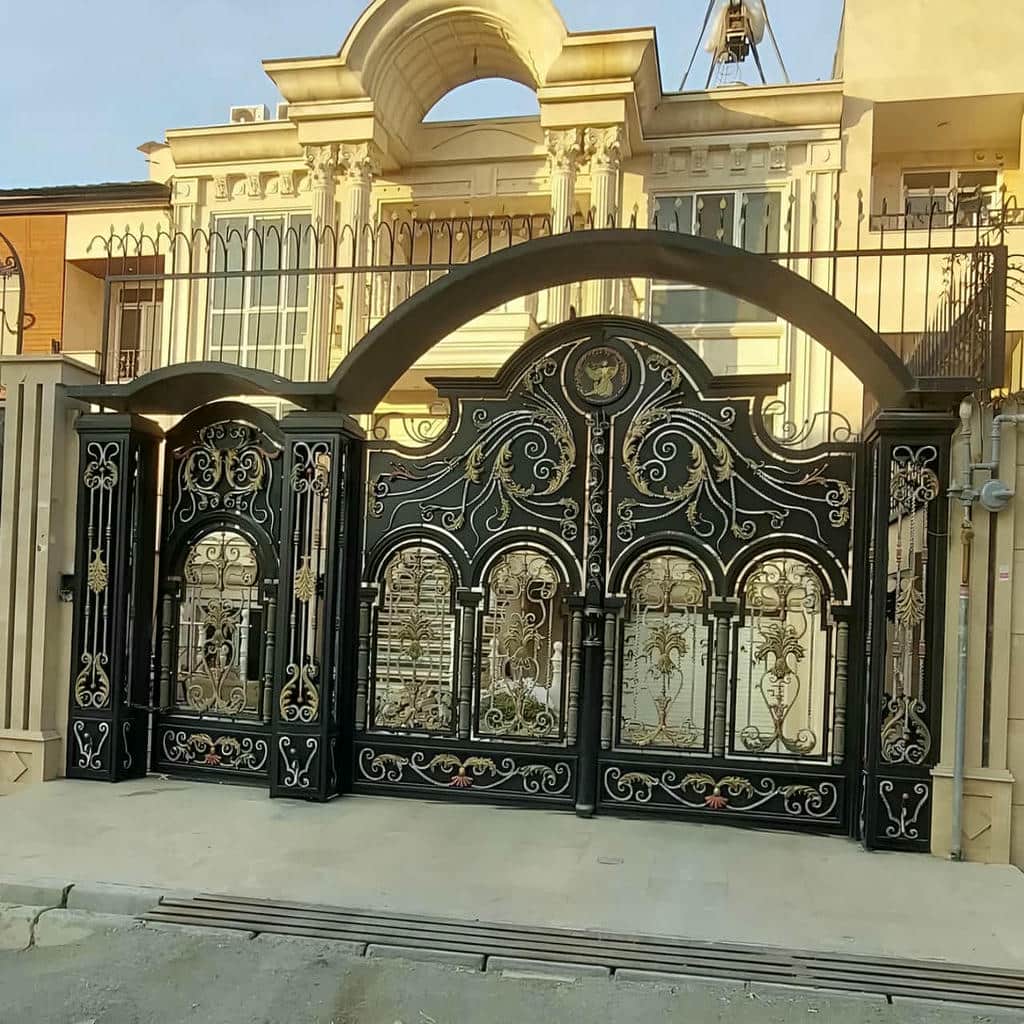 11 طرح درب ویلایی ورق پانچ