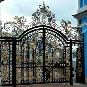 7 طرح درب پارکینگ حیاط لولایی