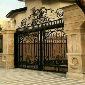 9 مدل درب باغی ویلایی فرفورژه