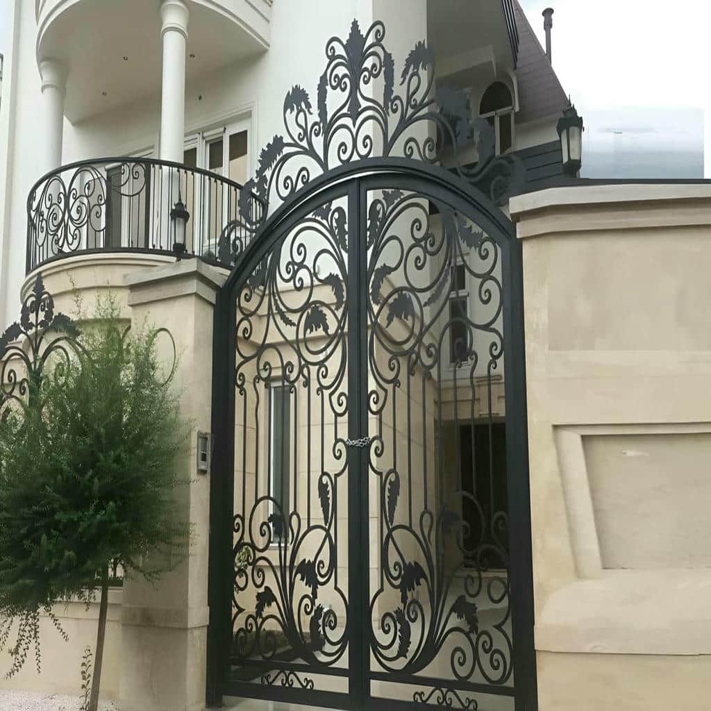 قیمت درب ویلا مدرن نمای سنگی بر اساس مدل و متریال