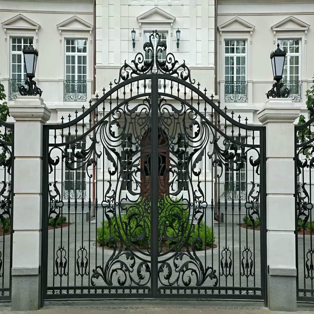 اجرای درب پارکینگ لوکس ورودی ویلا مناسب نصب جک