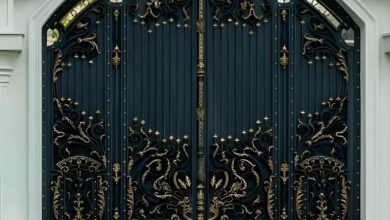 6 مدل درب حیاط ورودی جنوبی