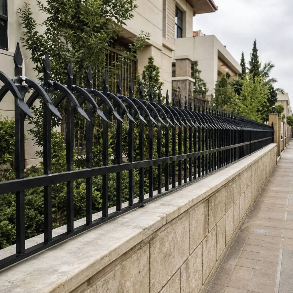 حفاظ دیوار سیم خاردار ترکیبی برای سفارش مطمئن
