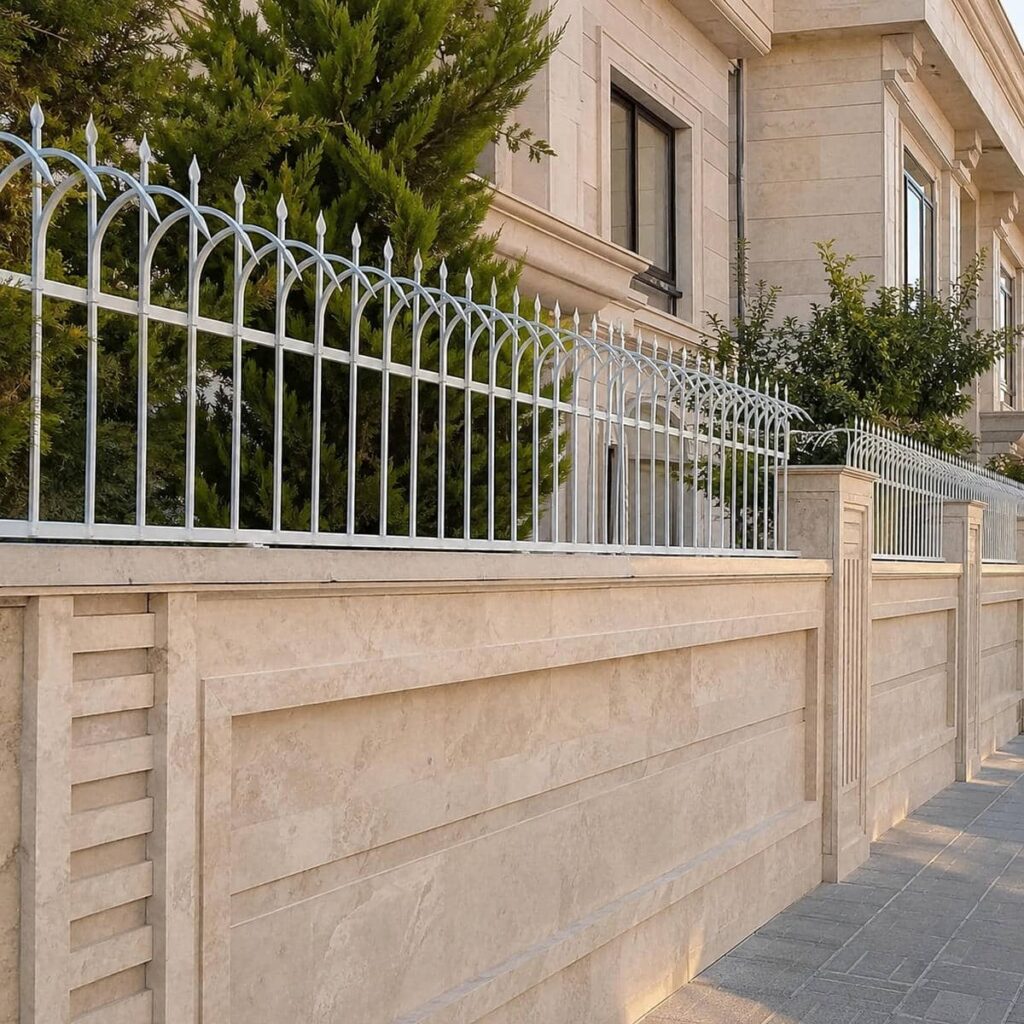 فروش حفاظ دیوار سیم خاردار ترکیبی با راهنمای سفارش