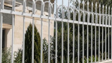 6 طرح حفاظ روی دیوار حیاط مسکونی