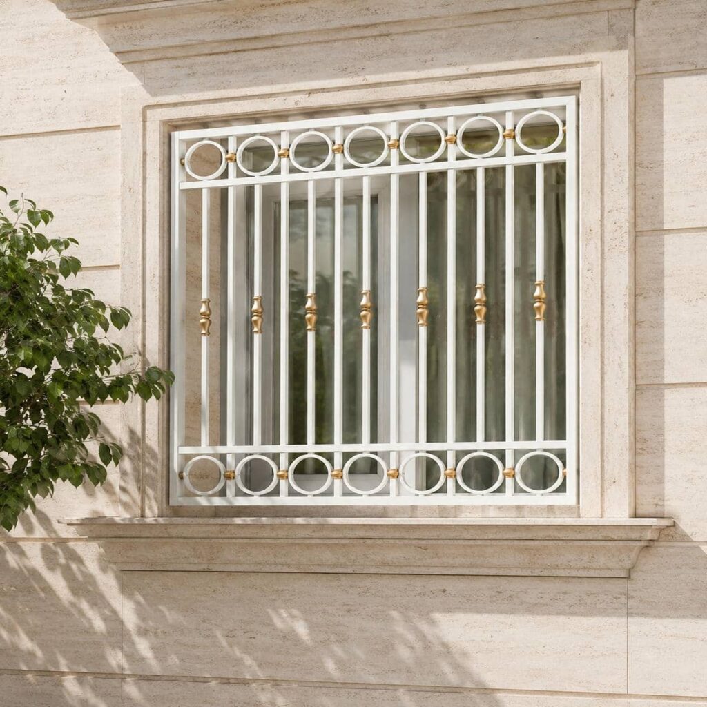 فروش حفاظ پنجره ضد سرقت میله عمودی با مشاوره سفارش