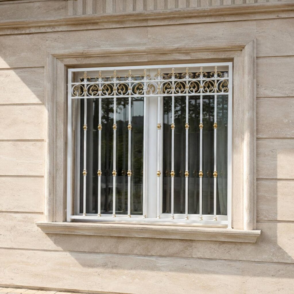 خرید حفاظ پنجره ویلایی نمای باغ با مشاوره تخصصی