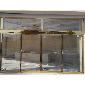 درب اتوماتیک شیشه‌ ای تک لنگه