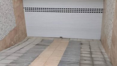 کرکره اتومات در ورودی پارکینگ