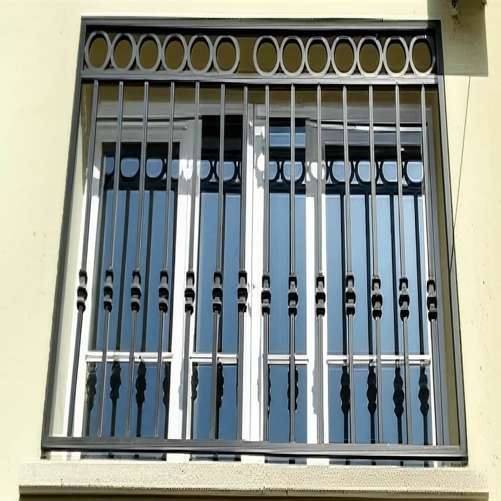 حفاظ پنجره آهنی با طراحی کلاسیک