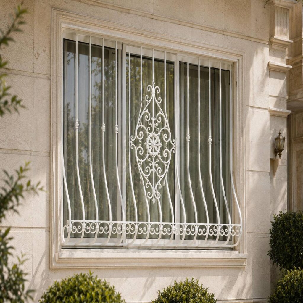 حفاظ پنجره گلنرده با ساختار فلزی