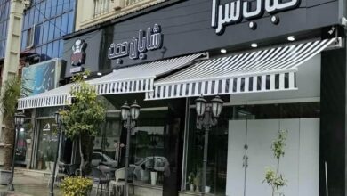 سایبان بالکن برقی با پوشش مقاوم