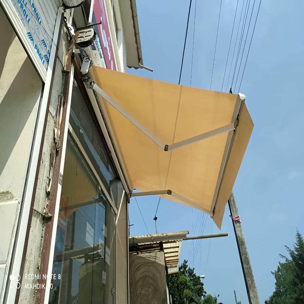سایبان دوطرفه با سازه مقاوم