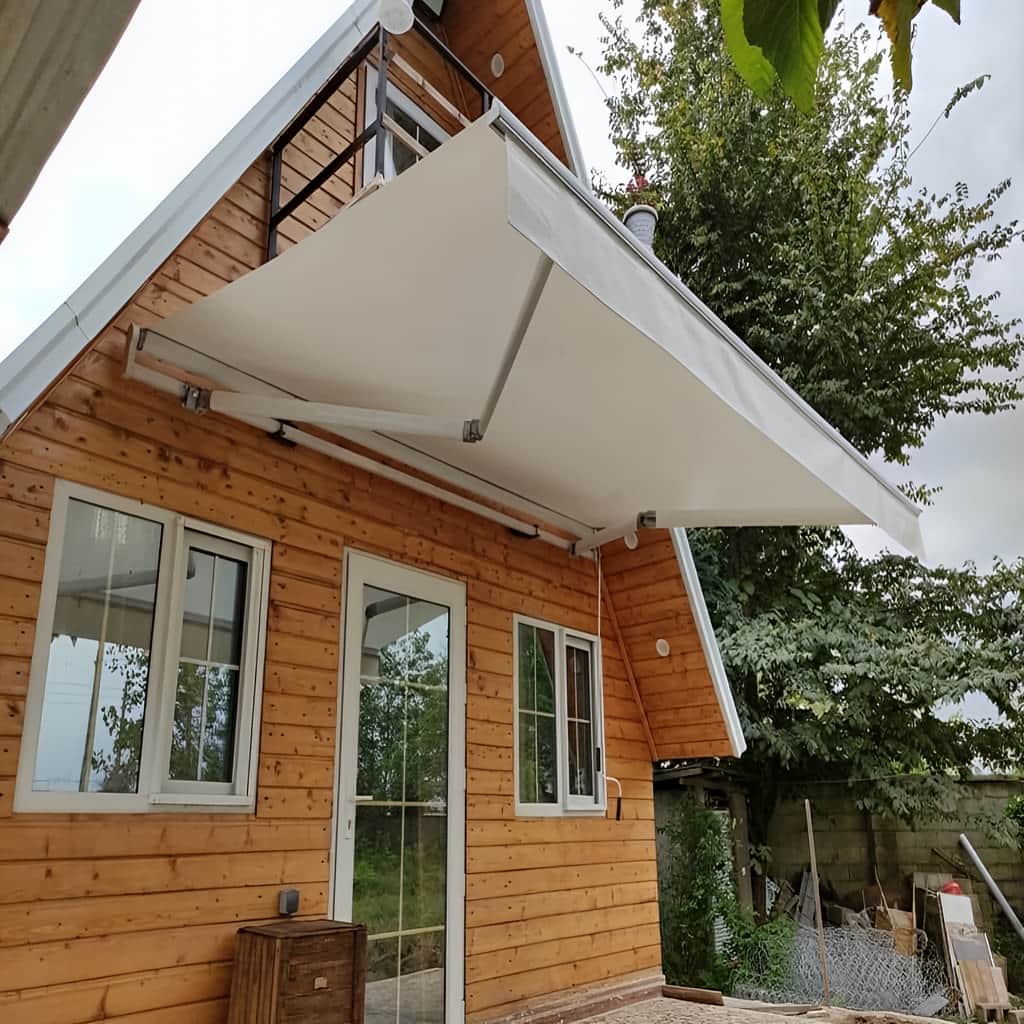سایبان بالکن برقی بازویی
